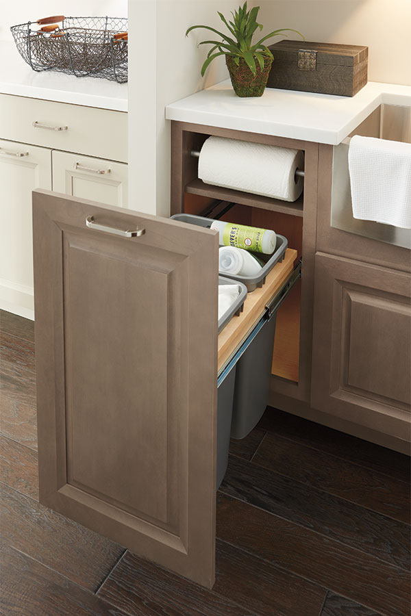 Base Paper Towel Cabinet - Kemper Cabinetry